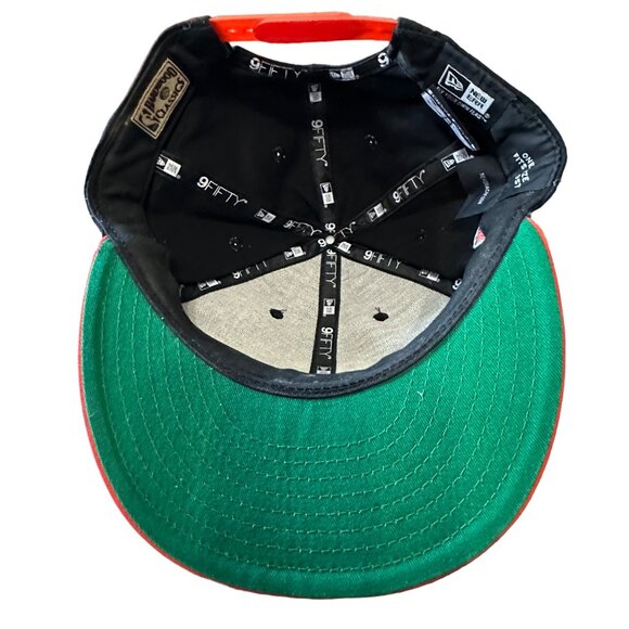 New Era Hardwood Classics New York Knicks One Size Fits Most snapback black hat - Picture 2 of 10